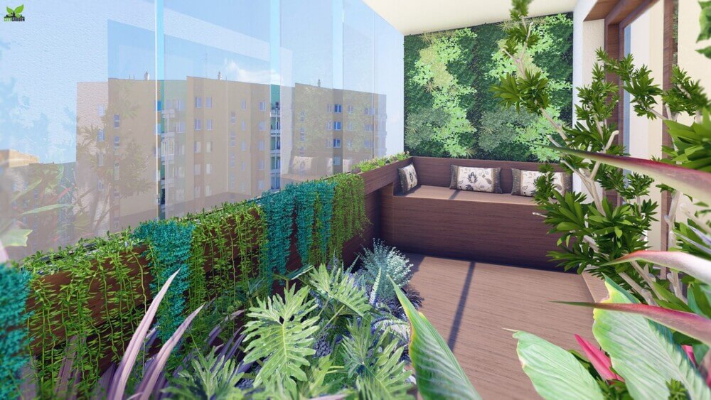 Projekt balkonu tropikalnego