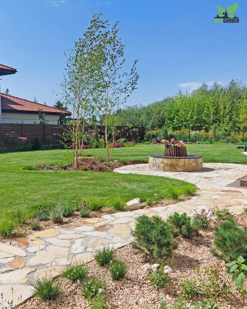 siedzisko taras z kamienia naturalnego citygarden