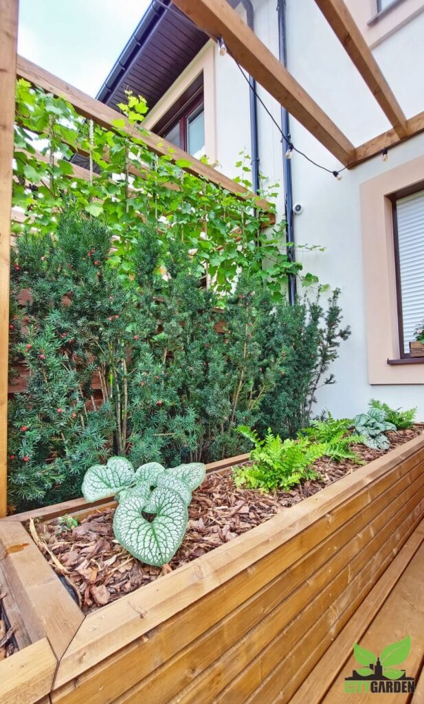 drewniane donice na wymiar - citygarden