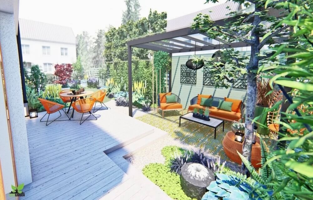 odważny projekt ogrodu citygarden